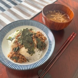 納豆と豆腐の簡単丼☆